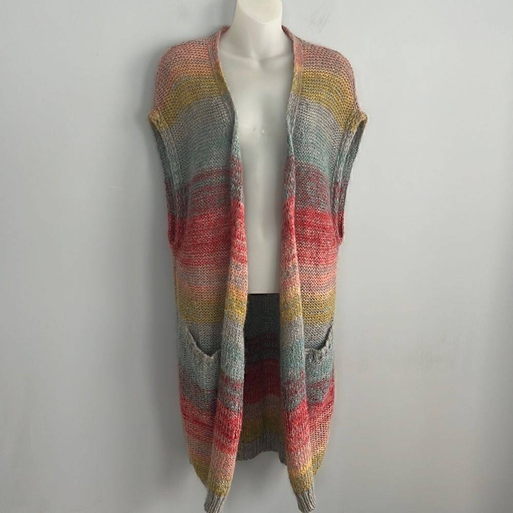 Anthropologie Moth Women’s XS S Boho Southwestern Mohair long cardigan - Picture 6 of 15